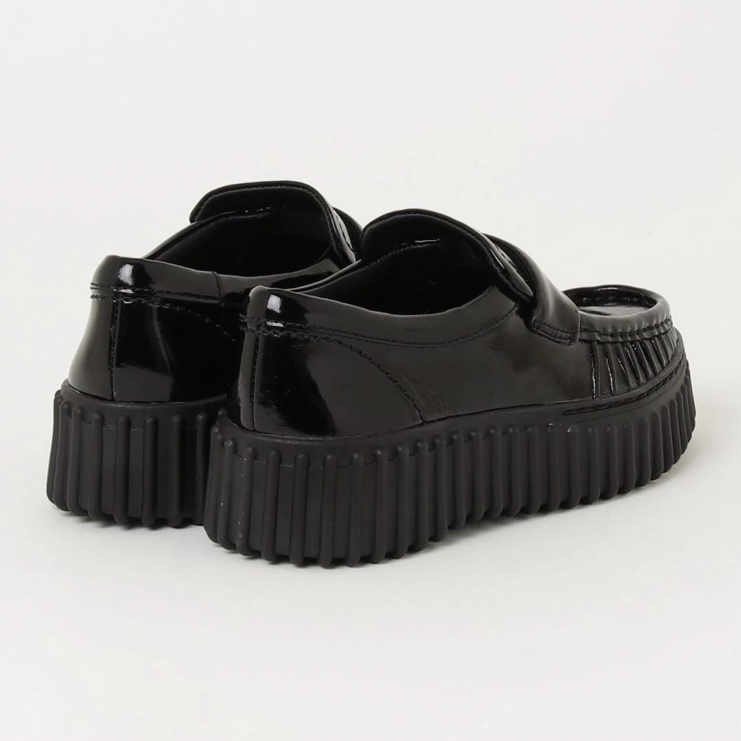 Clarks ローファー 22.5cm ブラック 厚底 美品