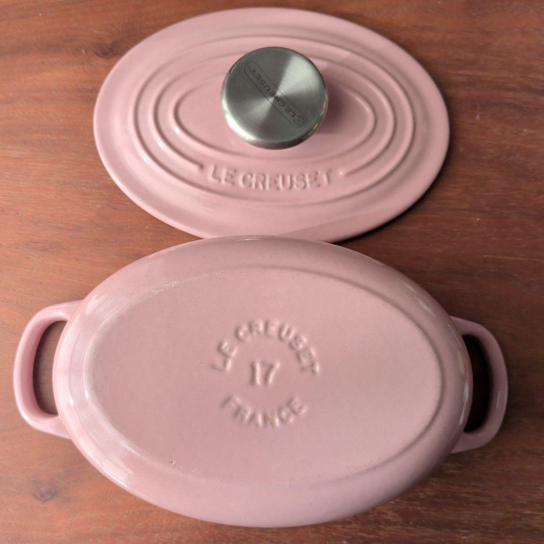 LE CREUSET ココットオーバル アンティークローズ 17cm 希少