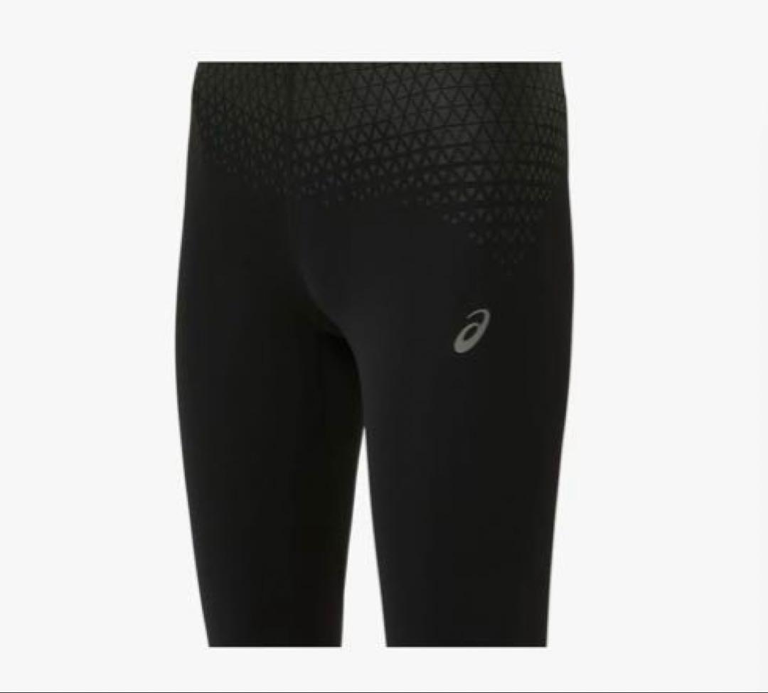 ASICS ランニングタイツ ブラック L女性用