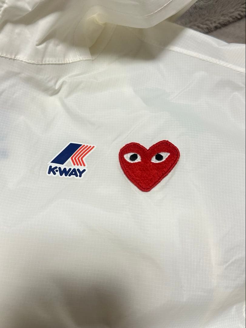 Comme Des Garcons Play K-Way フーデッドジャケット