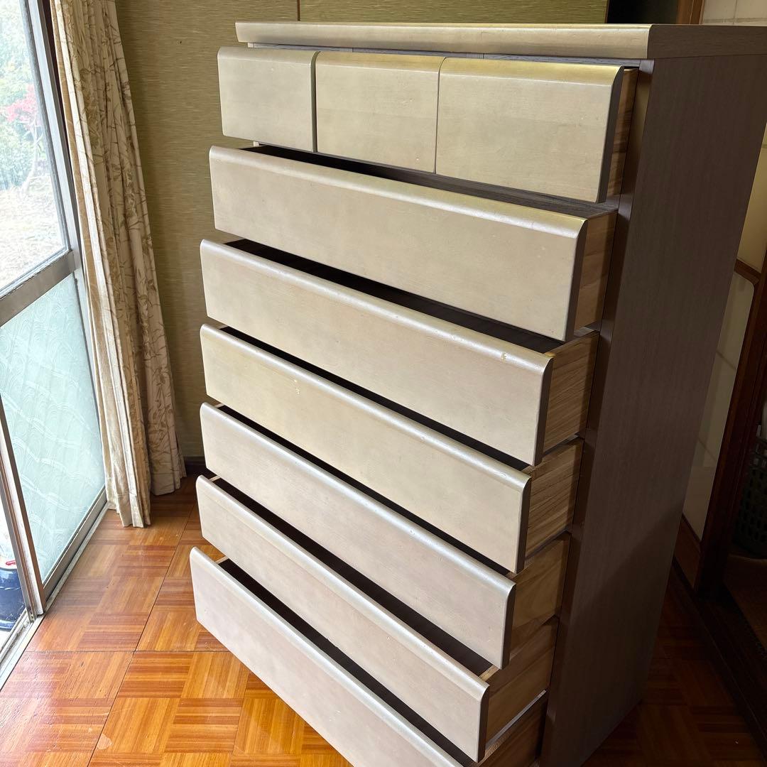 チェスト　グレー　 7段 ⭐️現地引渡しも可能
