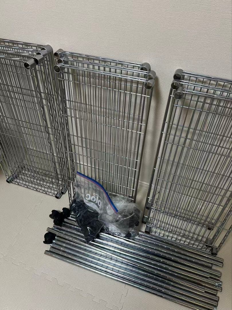 【2台セット】スチールラック 5段 幅75cm 高さ155cm 奥行35cm