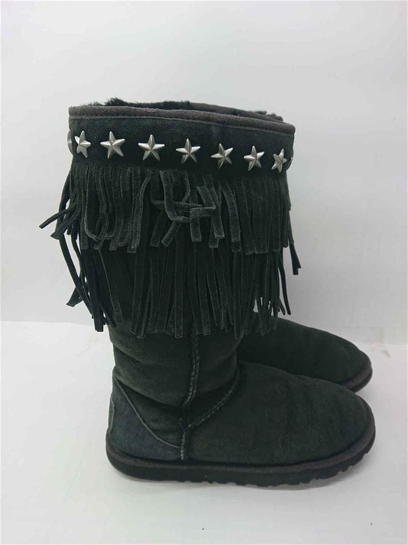 ★アグ UGG × ジミーチュウ フリンジ スタースタッズ ムートンブーツ