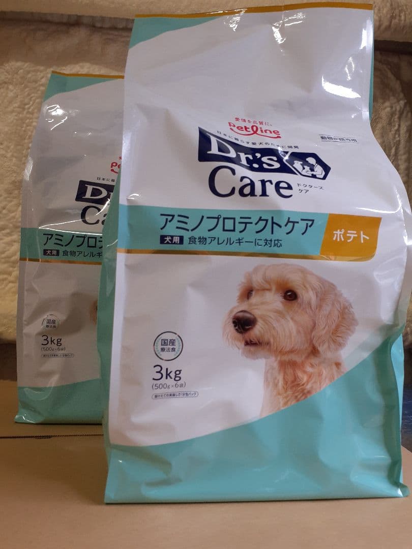 こたはな様ドクターズ犬療法食アミノプロテクトケアポテト3kg×2袋