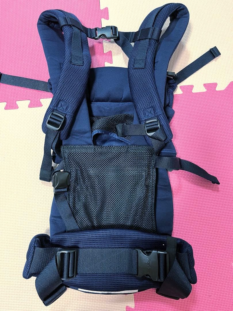 【美品】Aprica Laclis 抱っこ紐 ネイビー　アップリカ　ラクリス