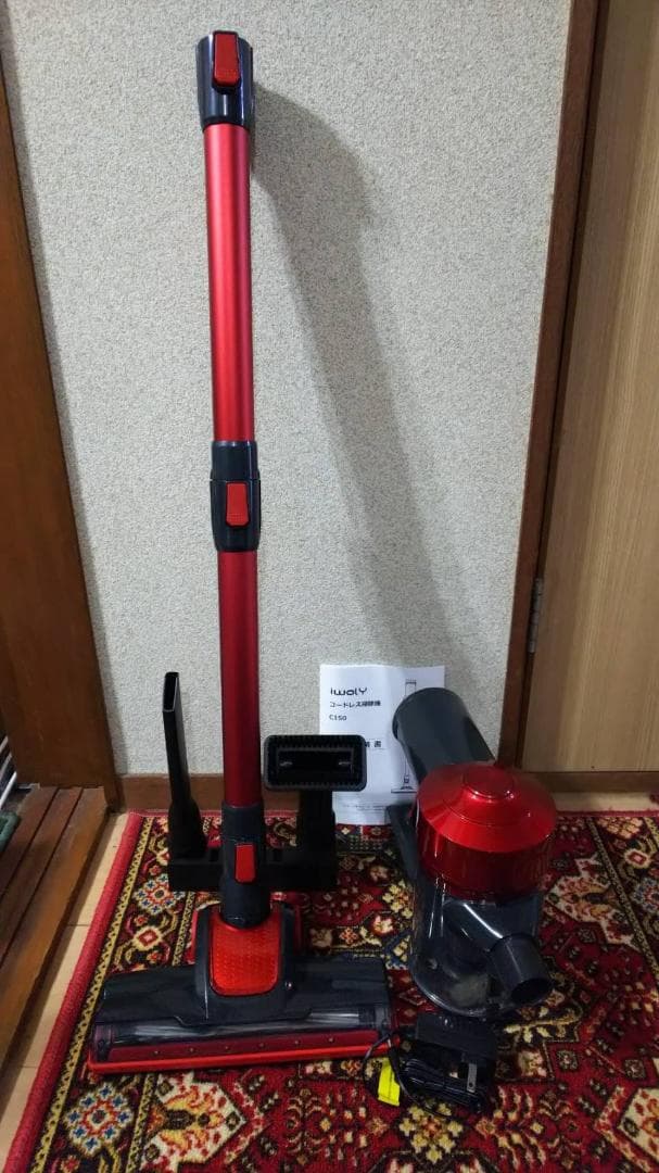 1台で4つの機能を備えたコードレススティック掃除機