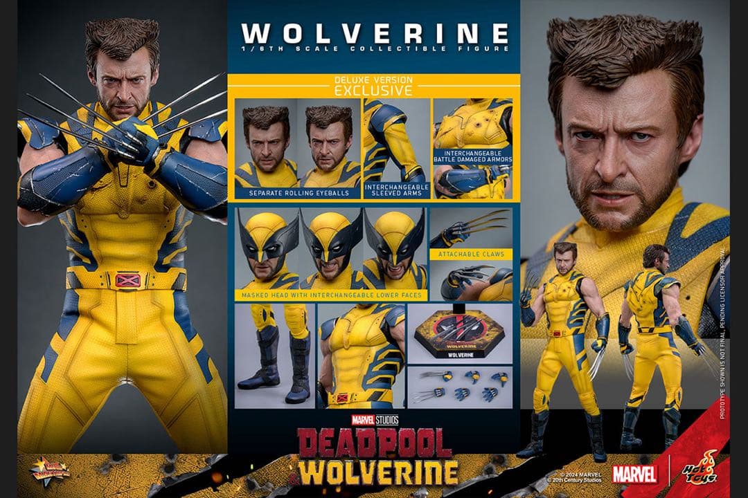 ホットトイズ　デッドプール＆ウルヴァリン　ウルヴァリン　ボーナスアクセサリー付き