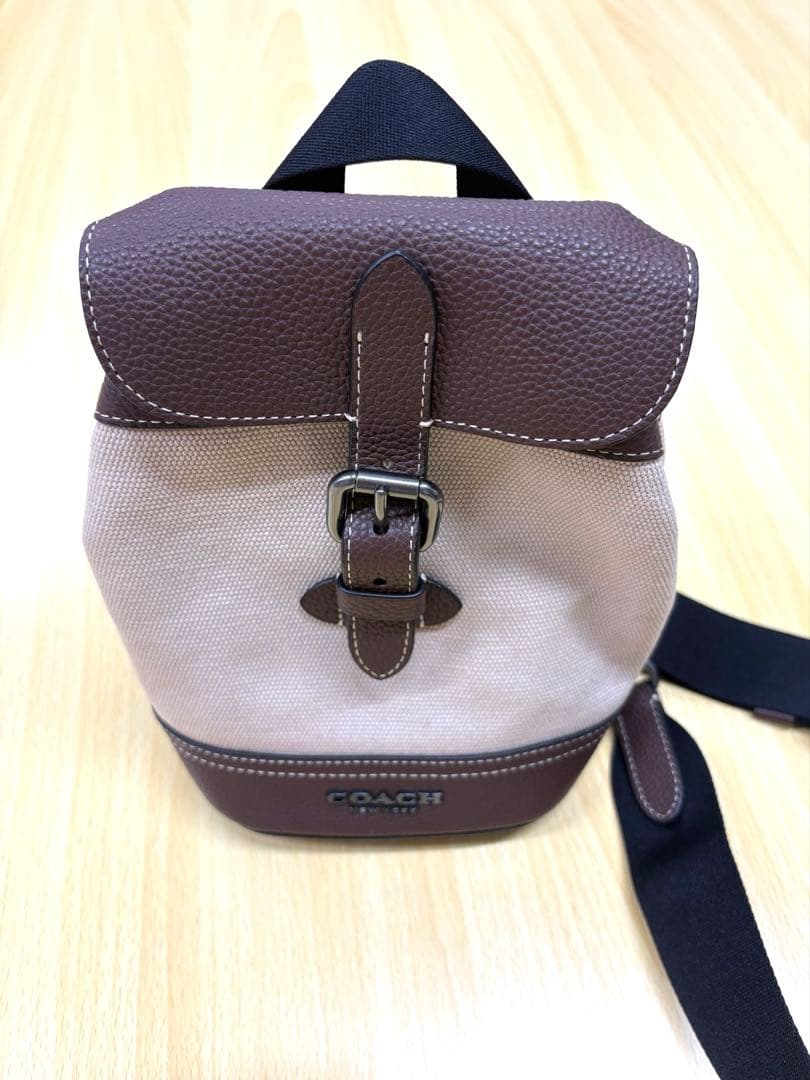 美品✨️COACH コーチ ハドソン スモールパック ミニリュック ボディバッグ