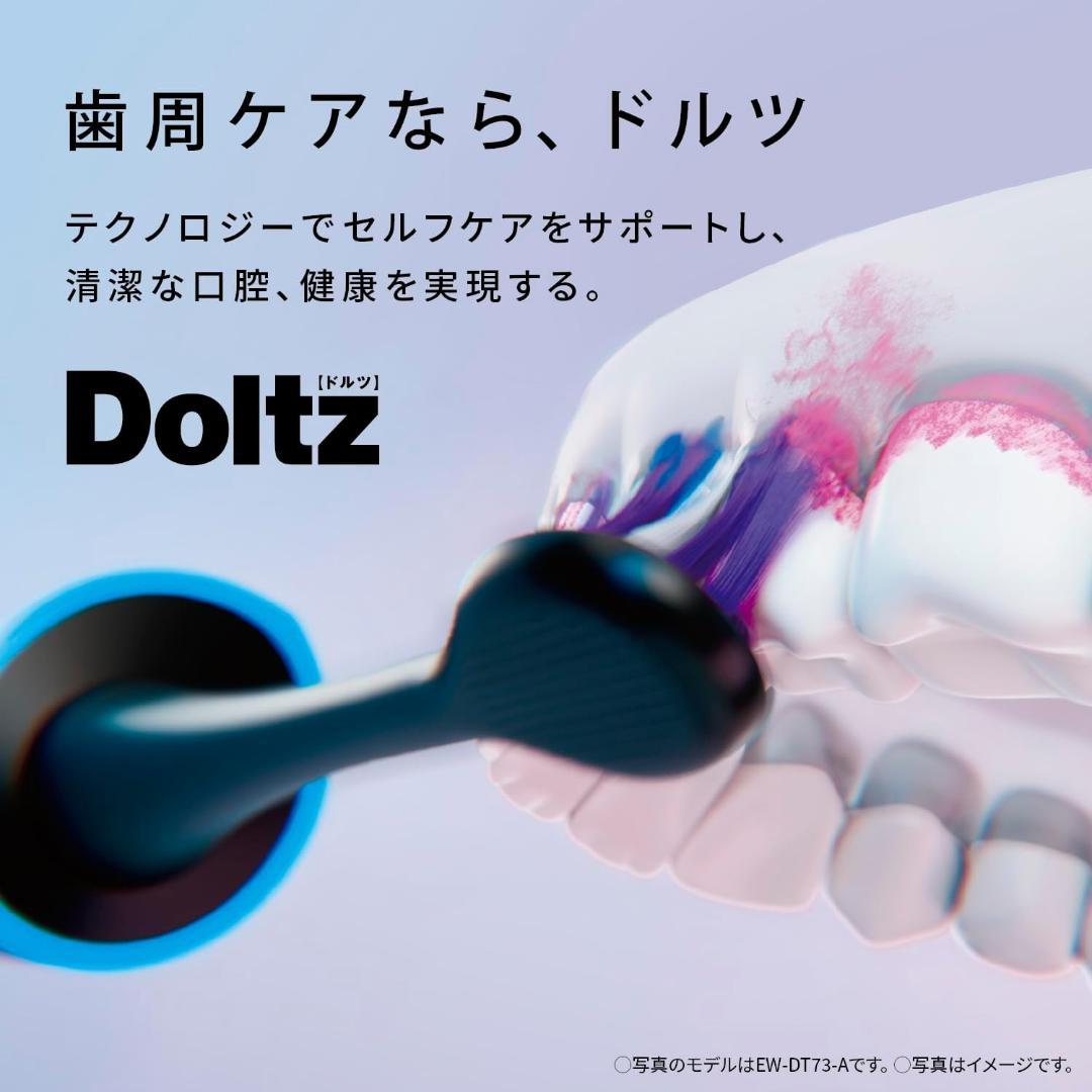 パナソニック 音波振動ハブラシ ドルツ 海外両用 EW-DP57-S