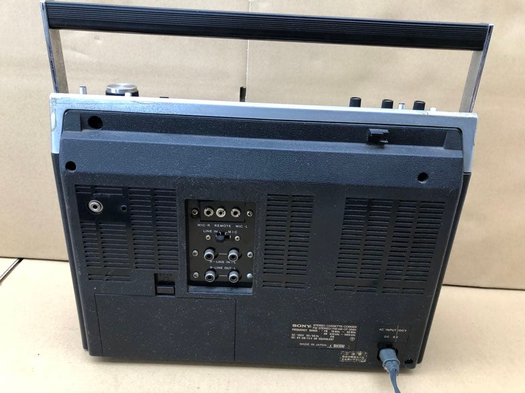 SONY レトロラジカセ　動作品
