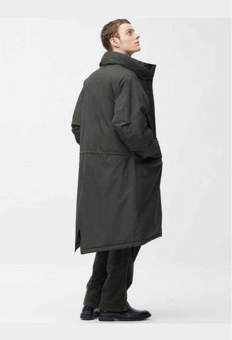 希少完売入手困難　GU ヒートパデッドモッズコート XXL