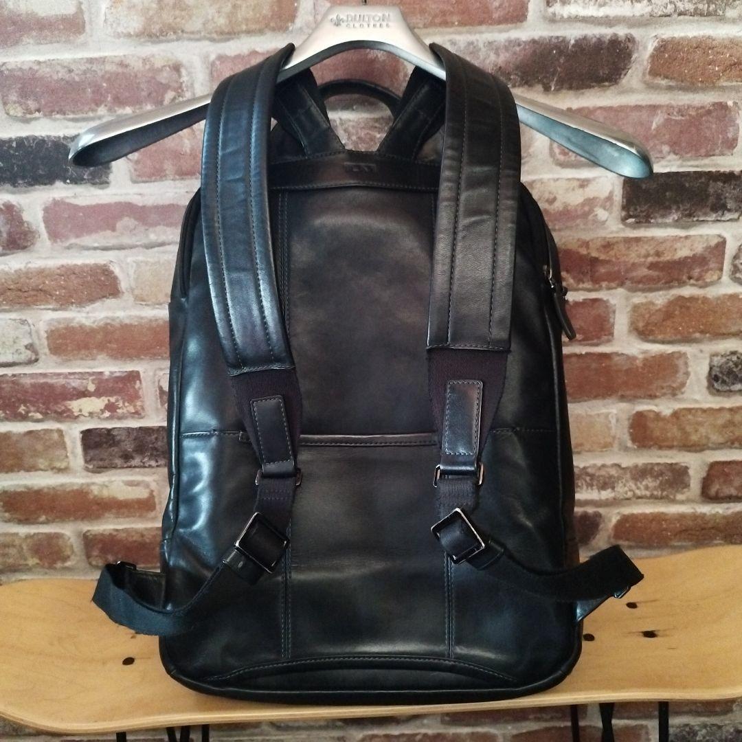 美品　TUMI ブラック ビジネスバッグ　レザー　ハリソン