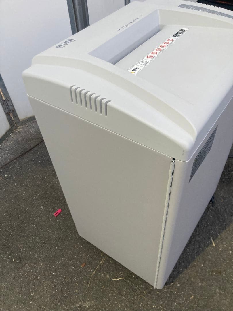 【美品】サンワダイレクト　業務用　クロスカットシュレッダー　400-PSD029