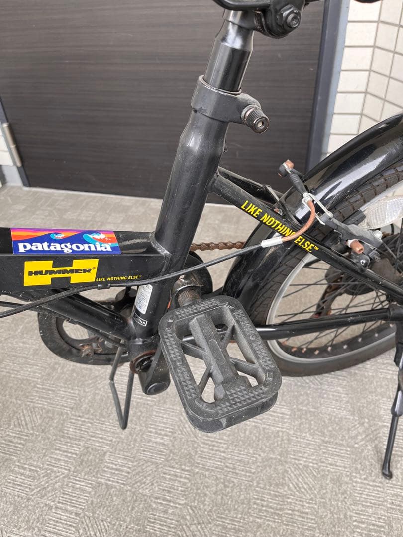 ハマー　HUMMER 折りたたみ自転車 黒