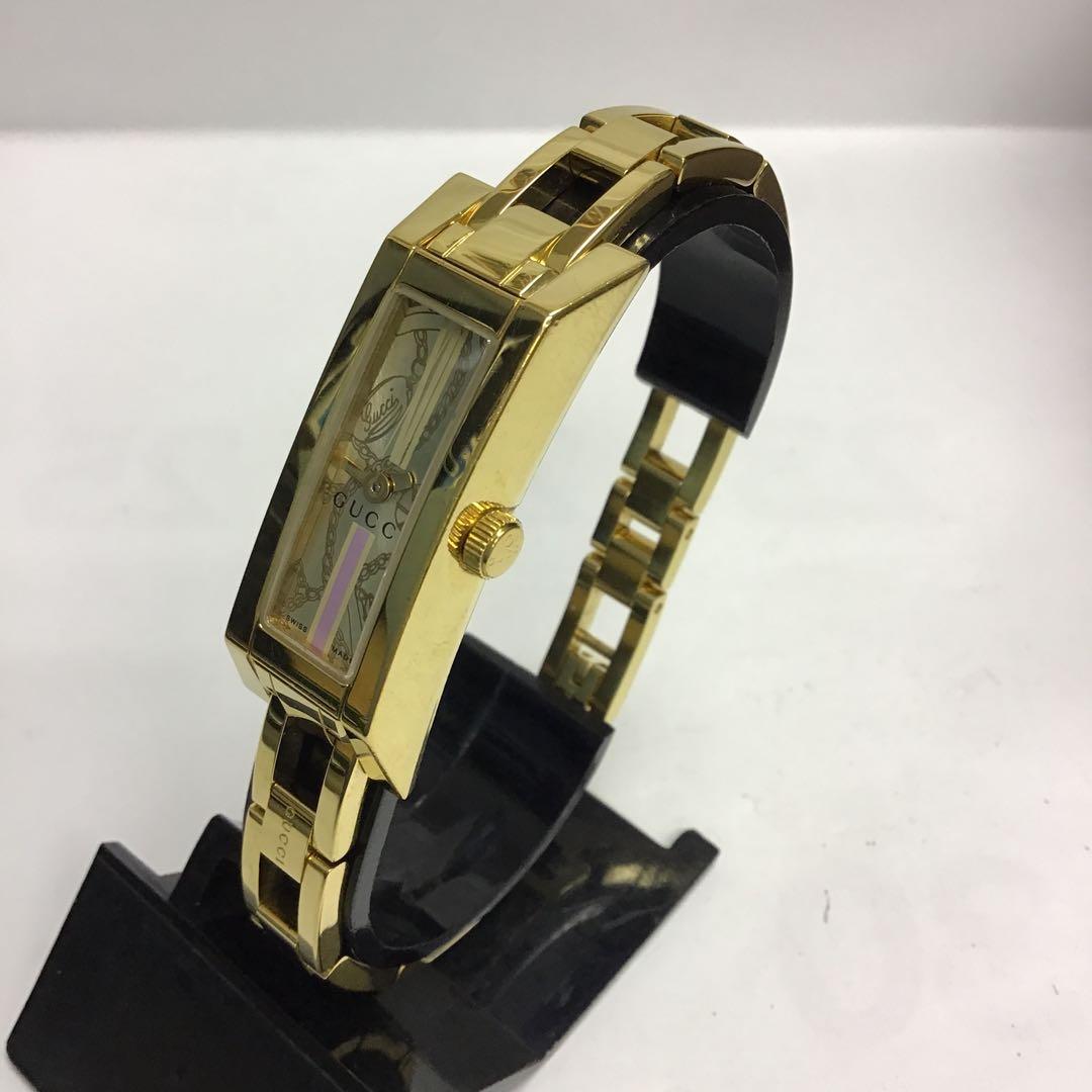 ❣️GUCCI グッチ❣️110レディースウォッチ ゴールド クォーツ　スイス製