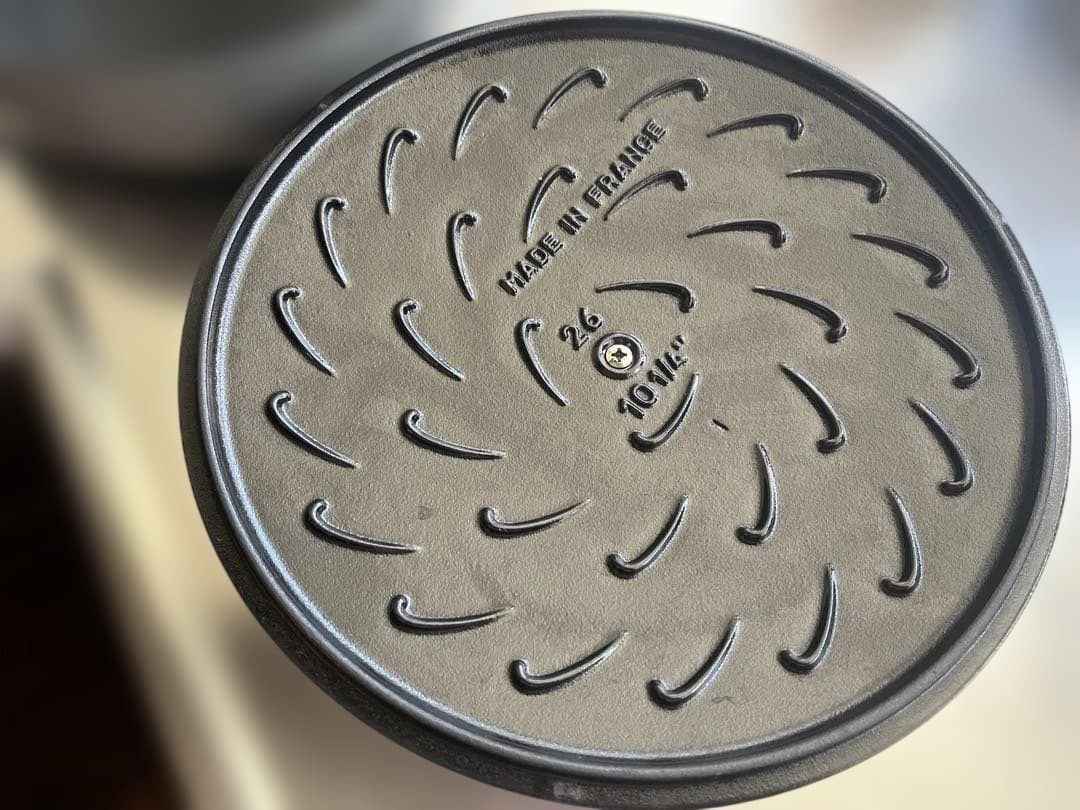 STAUB 鋳鉄 両手鍋 26cm グレー