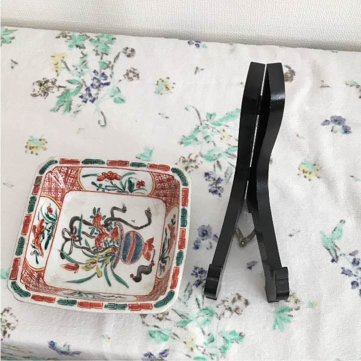 赤絵 皿 骨董