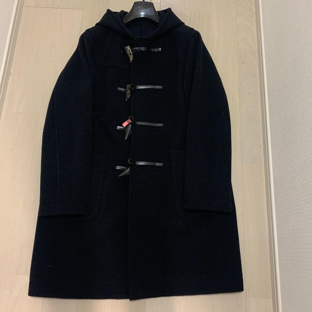 UNITED ARROWS 黒 ダッフルコート フード付き