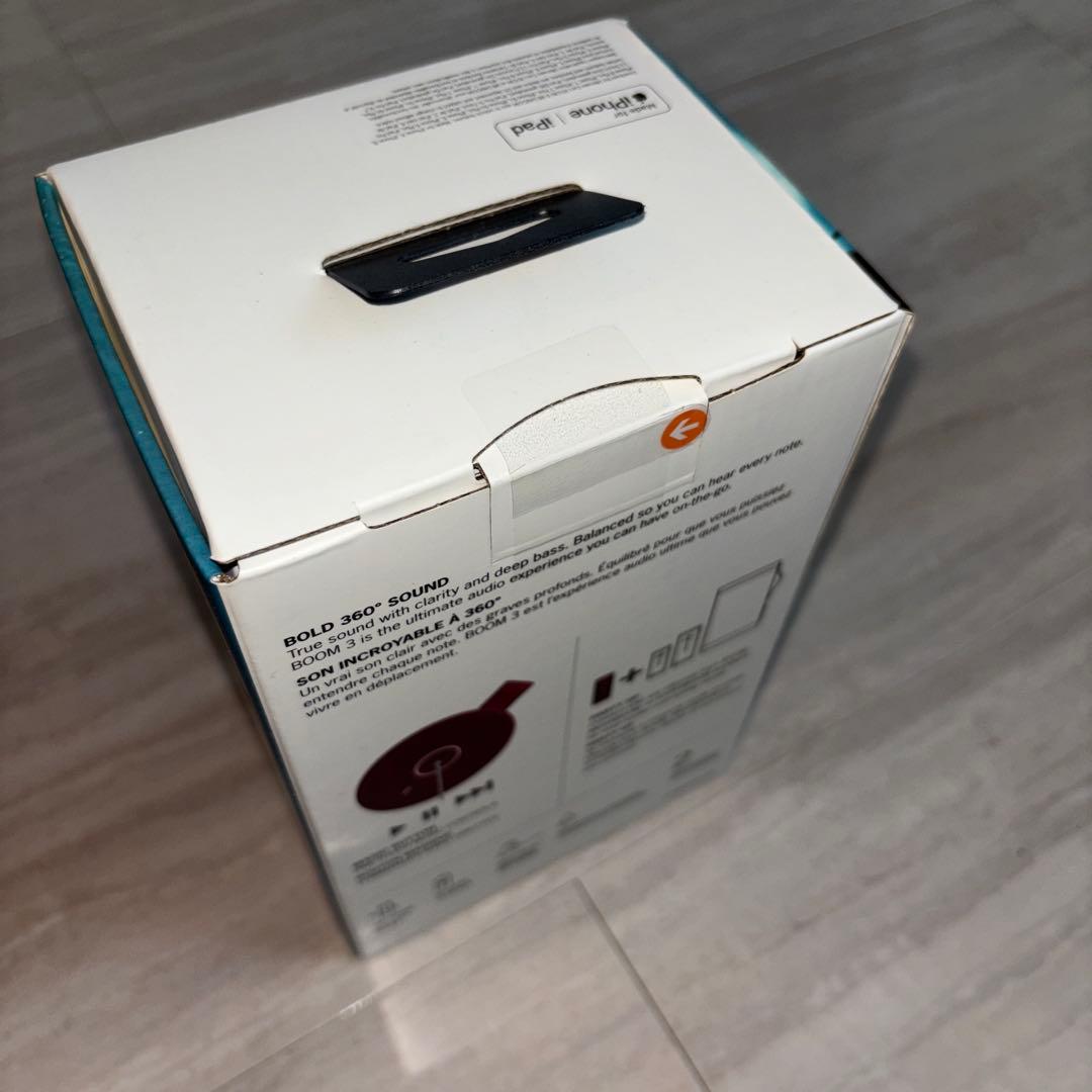 新品　Ultimate Ears BOOM3スピーカー　防水　サンセットレッド