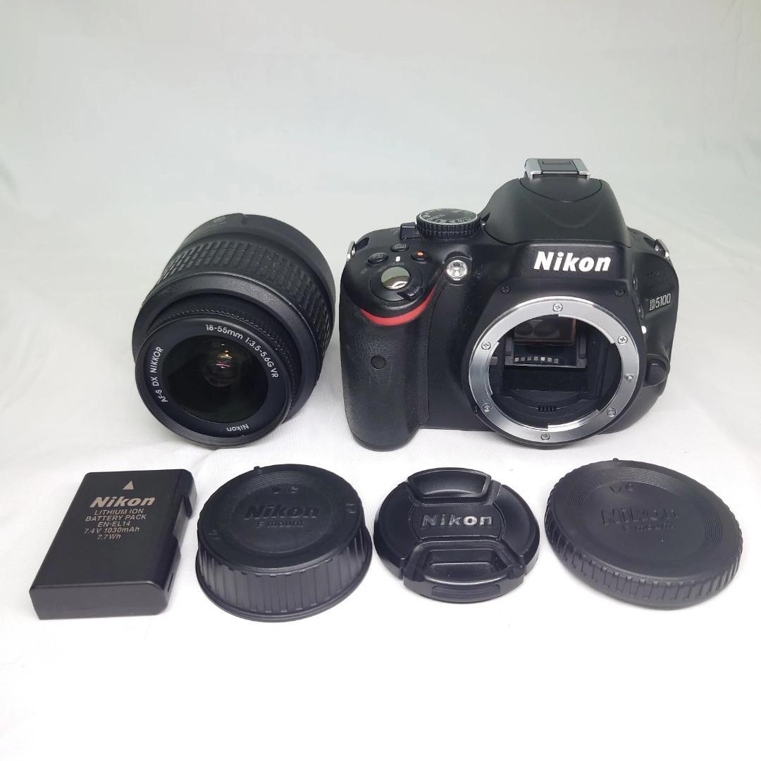NIKON D5100 18-55mm レンズ ニコン 動作確認済