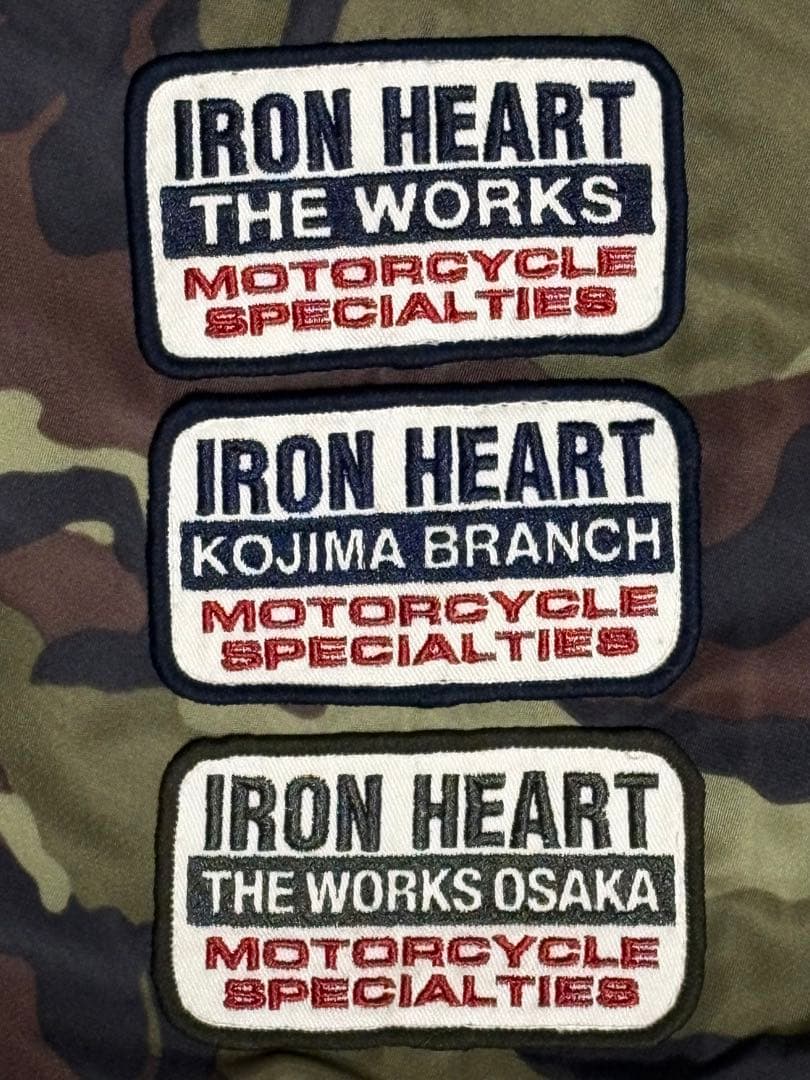 IRON HEART カモフラージュ ナイロンコーチジャケット X-LARGE