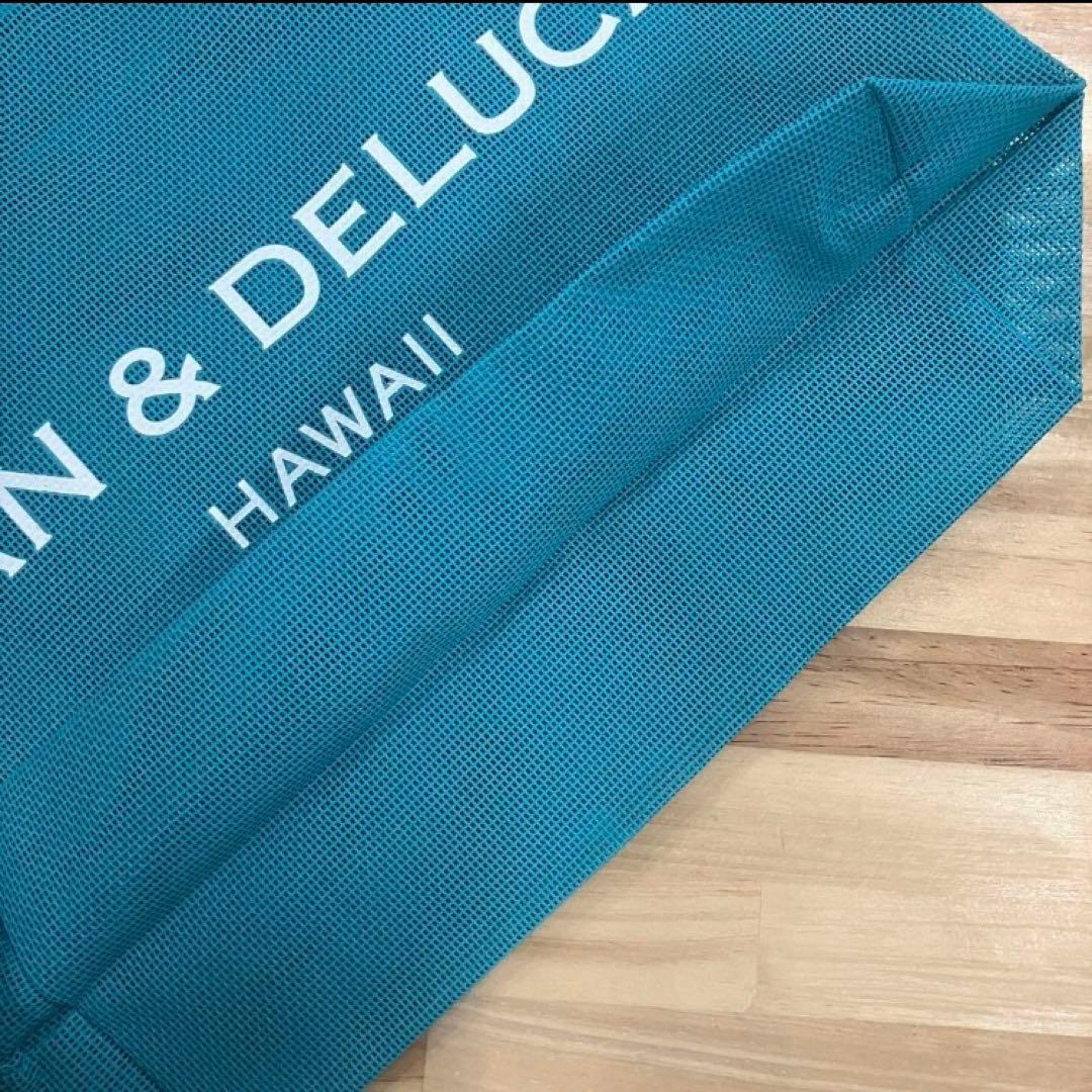 新品!ハワイ限定‼︎DEAN & DELUCA エコバッグ メッシュトート ブルー