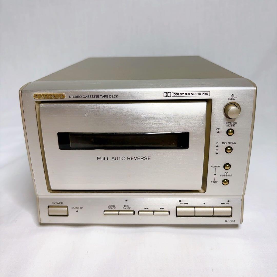 ONKYO ステレオカセットデッキ K-185Ⅱ