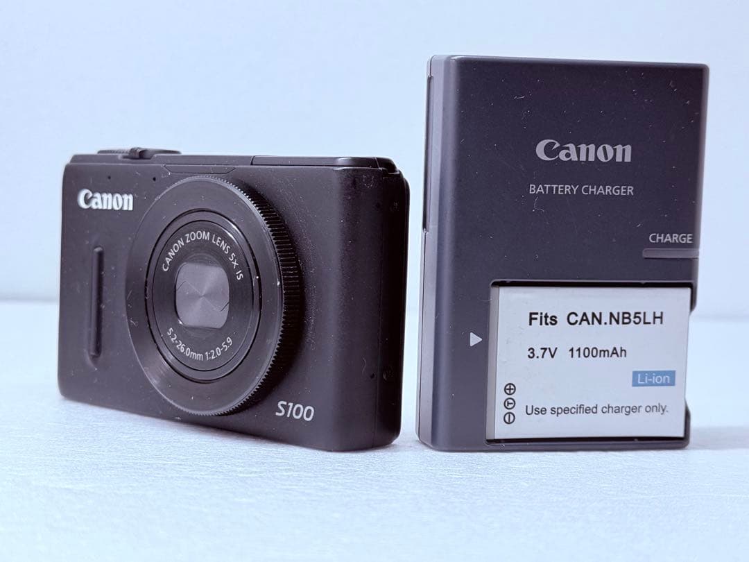 Canon PowerShot S100 動作確認済 コンデジ ミニマルデザイン