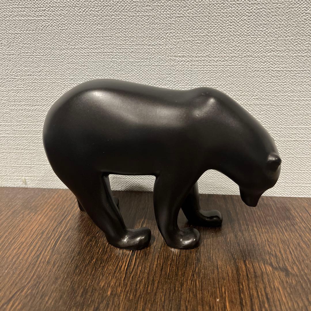 希少品 ルーブル美術館 フランソワポンポン 熊 置物 刻印あり