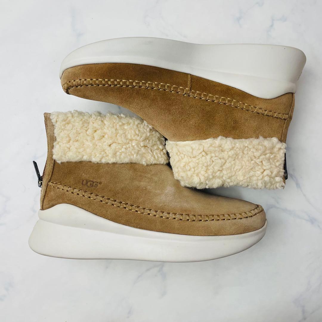 【試着のみ】UGG モントローズスニーカー 厚底 ボア ムートンブーツ 23