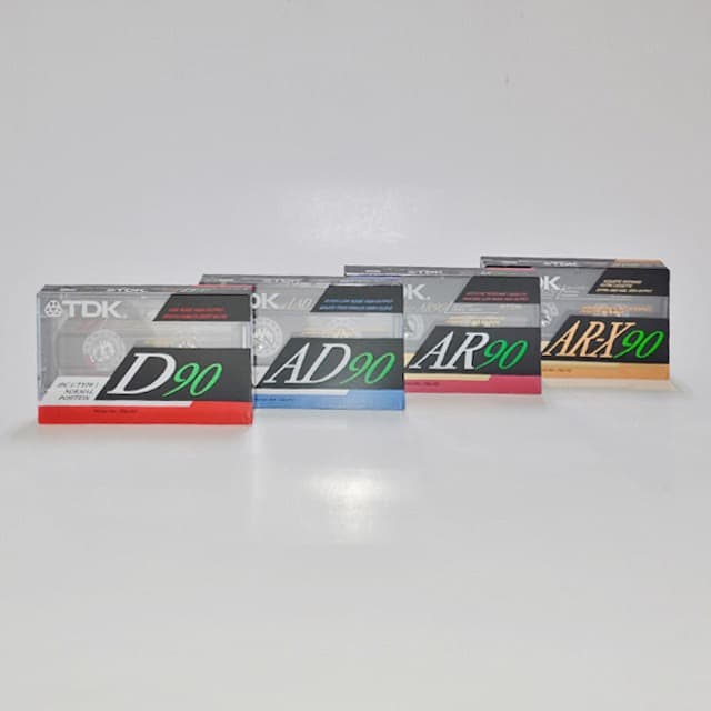 [希少]TDK CASSETTE TAPE Dシリーズ[海外版]4種セット
