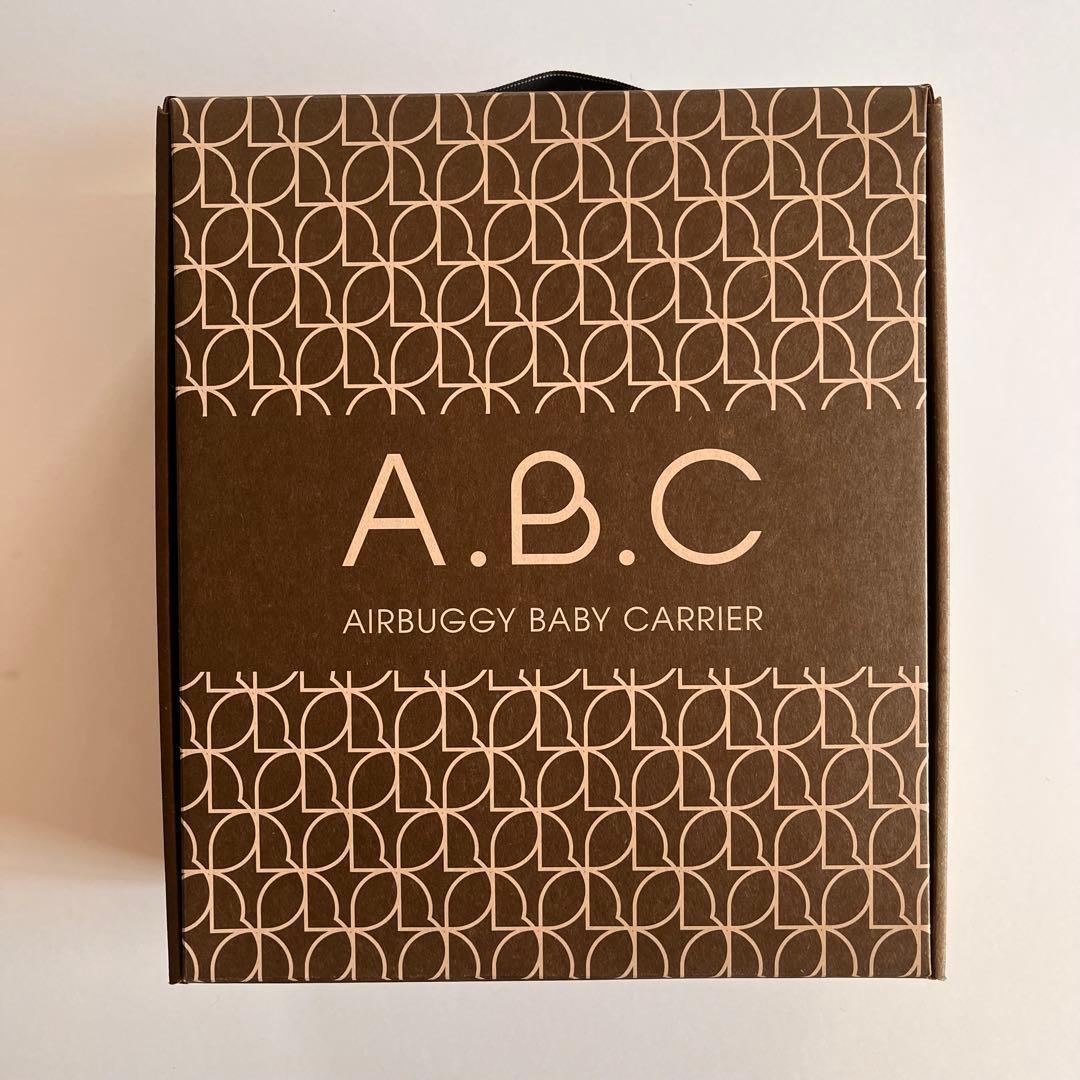 新品未使用A.B.C. エアバギーベビーキャリア・メッシュカバー付き/ブラック
