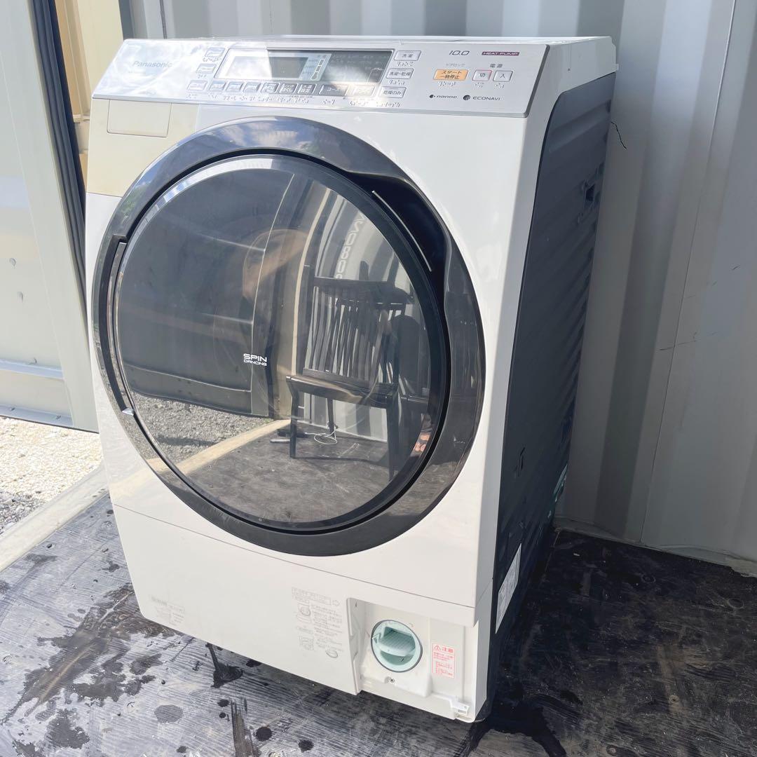 199取付無料！完動品 パナソニック熱乾燥搭載！高性能10kgドラム式洗濯機