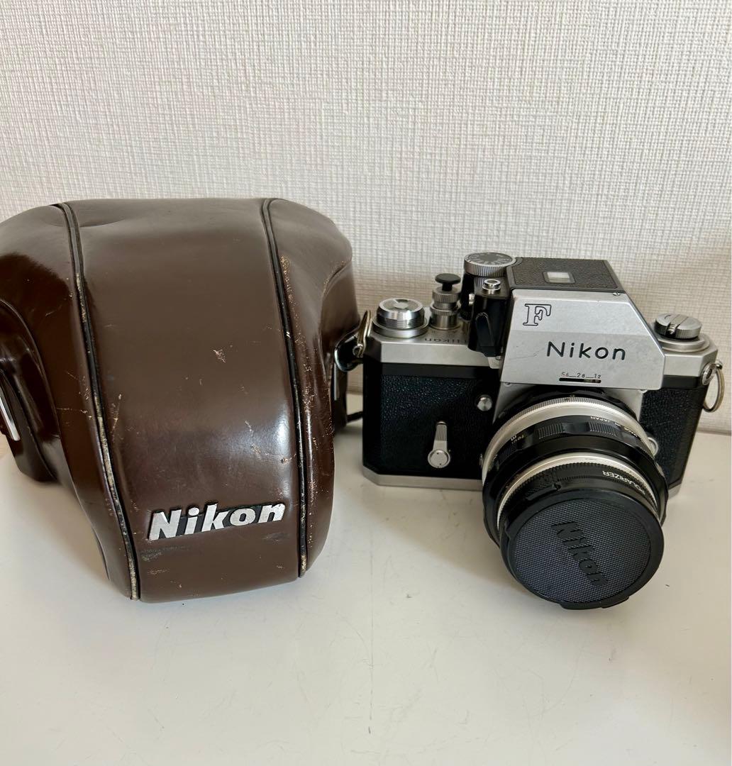 ニコン Ｆフォトミック　シルバー+NIKKOR-S  Auto +小物