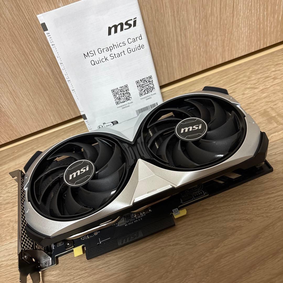 グラフィックボード・グラボ・ビデオカード MSI GeForce RTX 4070 VENTUS 2X E 12G OC