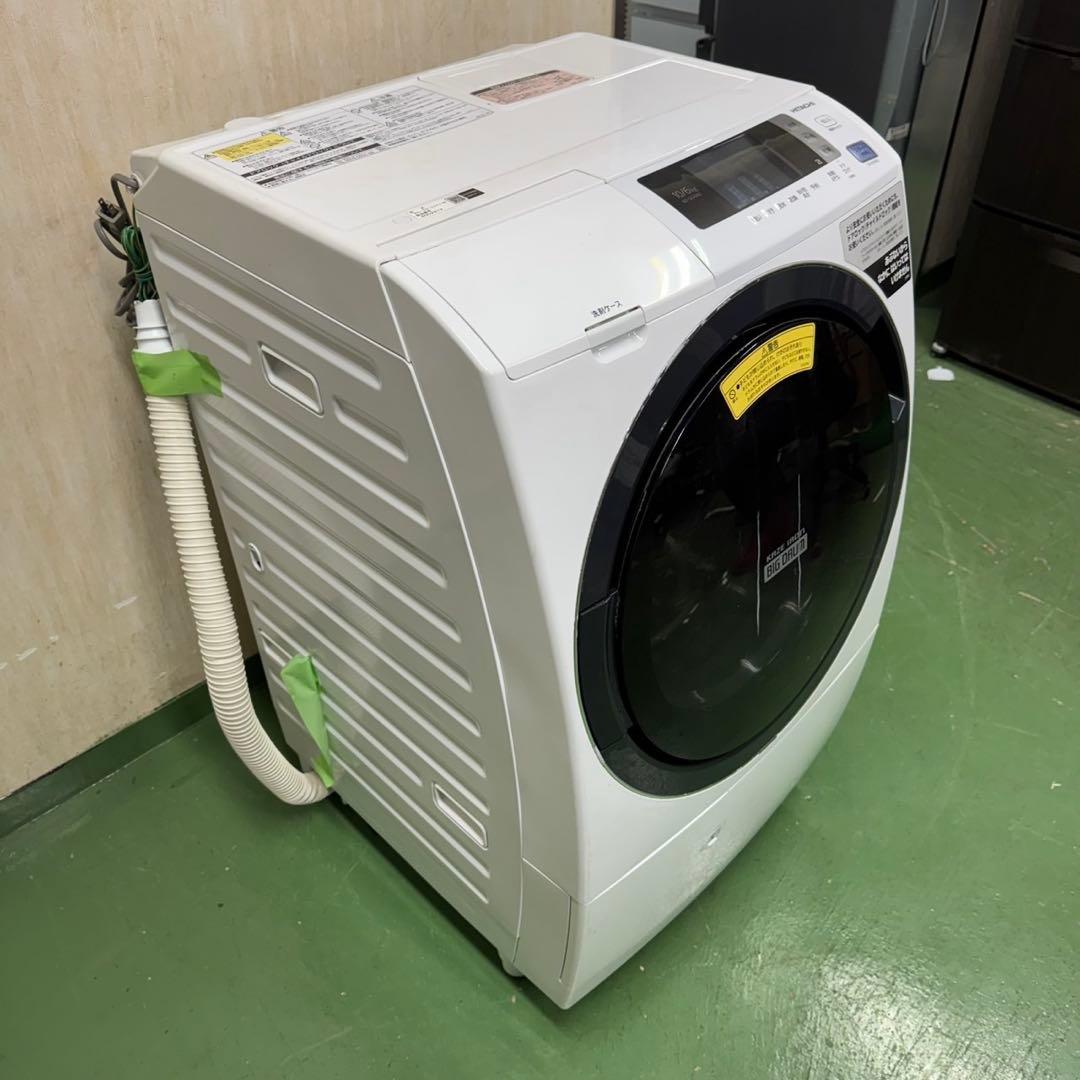 112★日本製★2018年製★日立　ドラム式洗濯機　10KG 熱乾燥　一人暮らし
