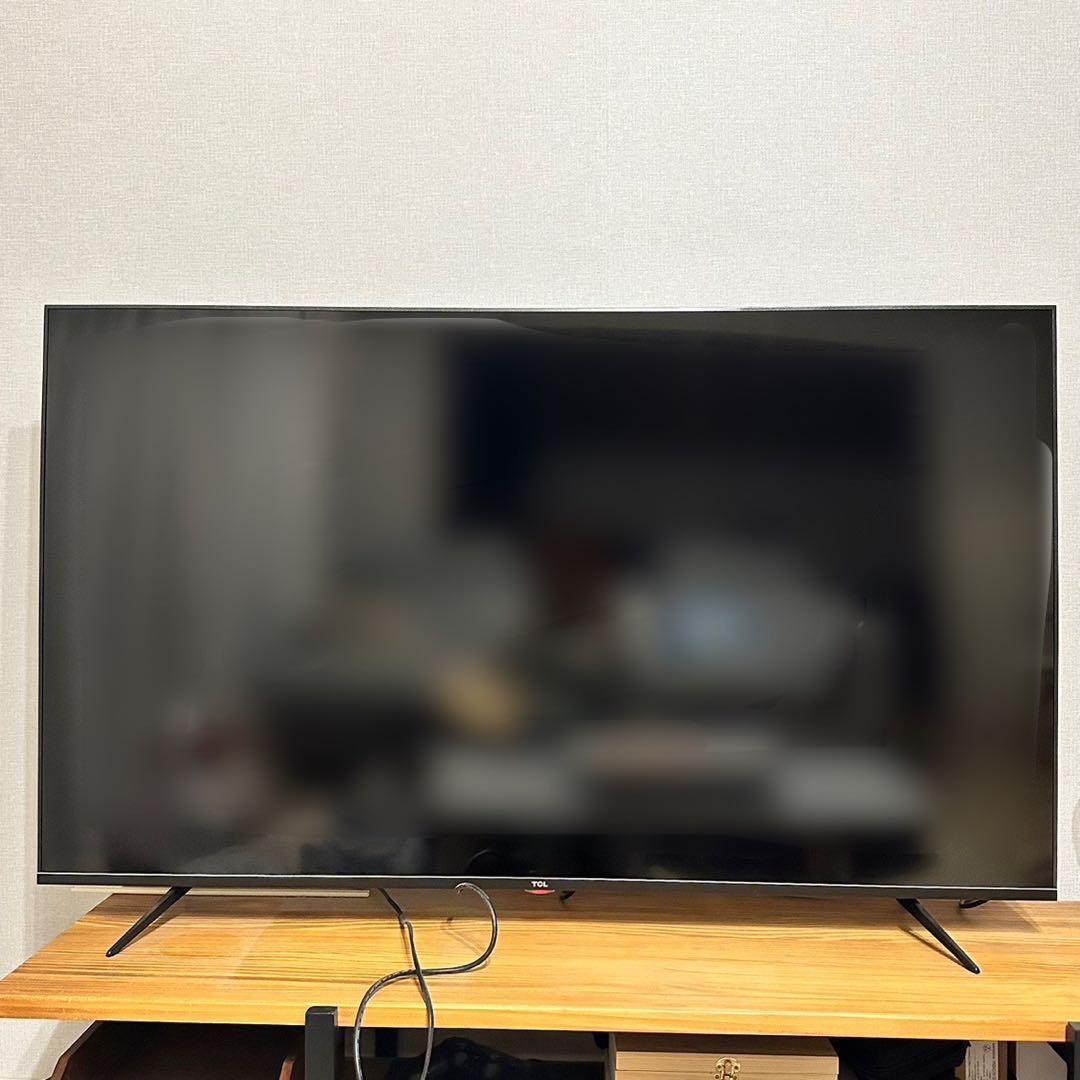 【美品】引き取り限定：TCL 液晶テレビ55V型 4K対応 定価66,000円