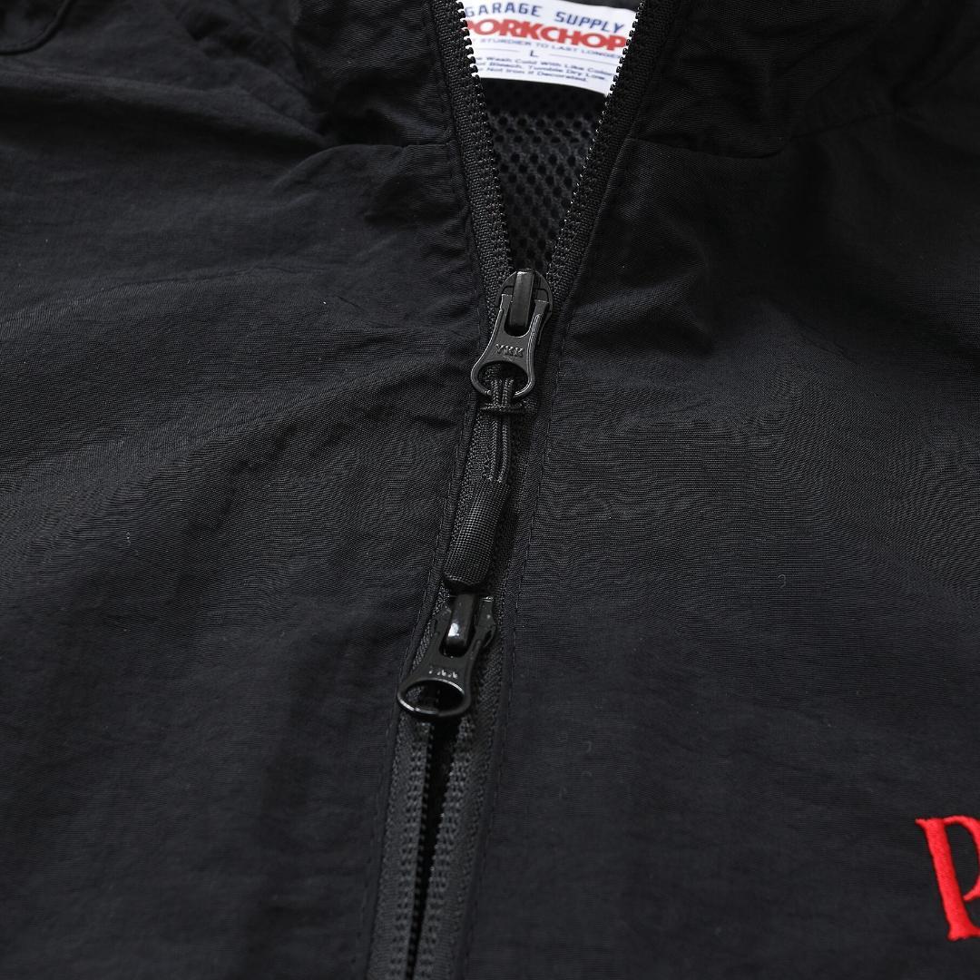 PORKCHOP Garage Supply ナイロンジャケット ブラック