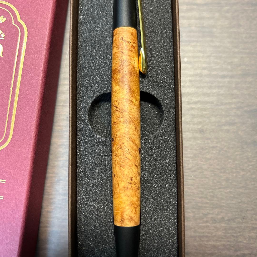 ボナンペン　花梨瘤　シャーペン　真鍮金具　新品未使用