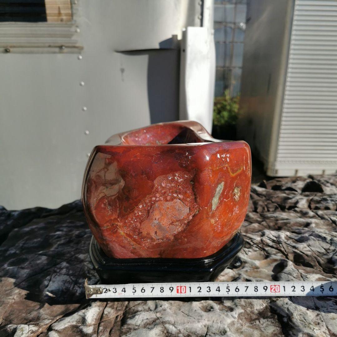 金華のジャスパー　12.8キロ　錦紅石　鑑賞石　石　盆石　水石　置物　オブジェ