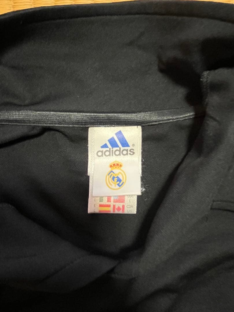 adidas Real Madrid シャツ 黒 SIEMENS mobile