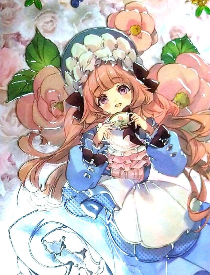J624＃甜香满屋(水晶)Shine切り売り海外人物マステ女の子