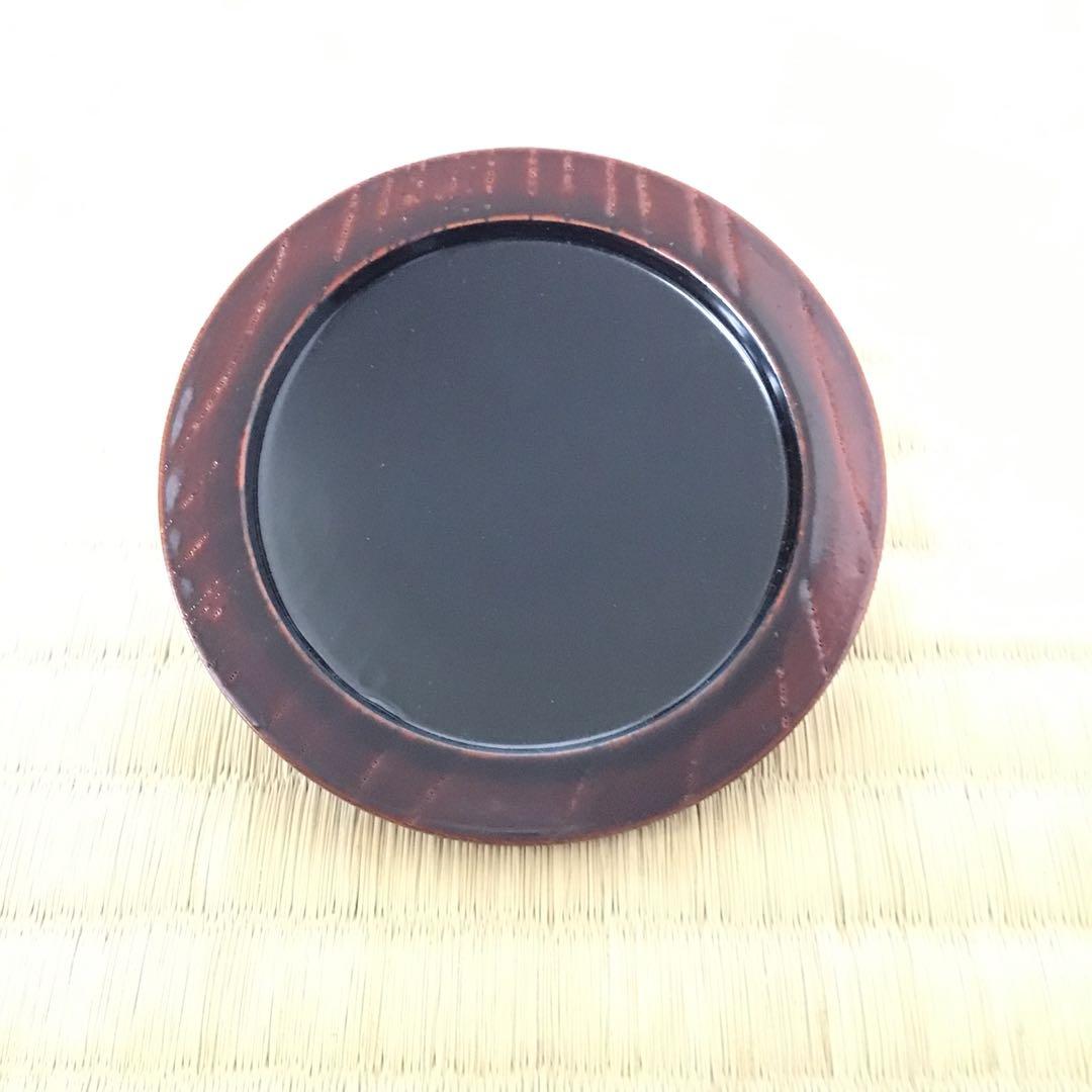 茶道具　香合　漆器　棒提灯型　木製　紙箱　S51KG