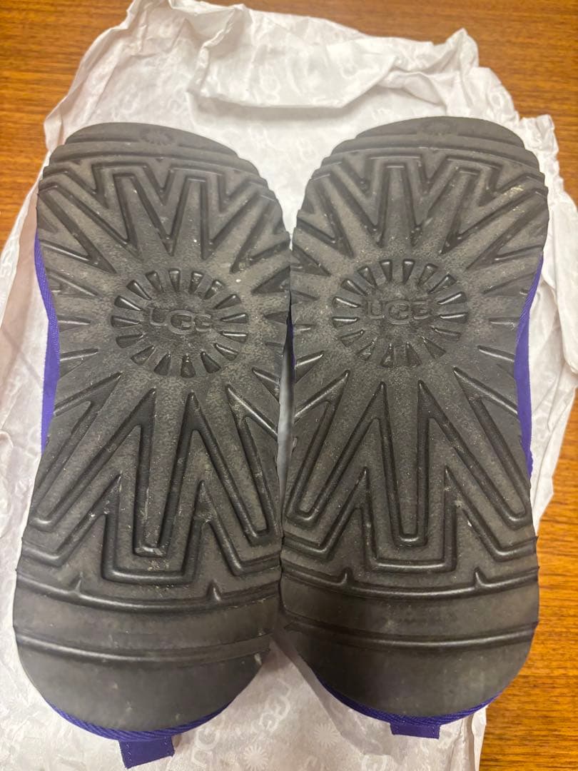 UGG 紫 ショートブーツ 25cm