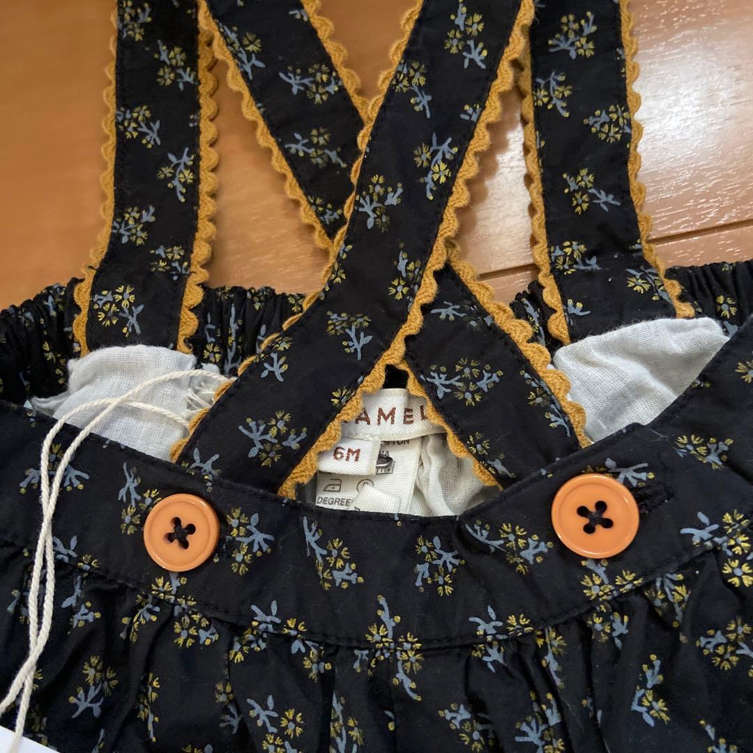 最終値下げ　新品　caramel ロンパース　ブルマ　6m