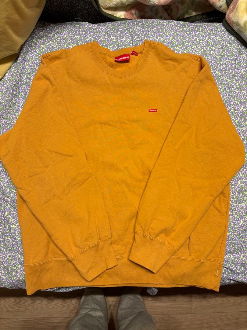 トップス Supreme Small Box L/S Tee \"Dark Orange\"
