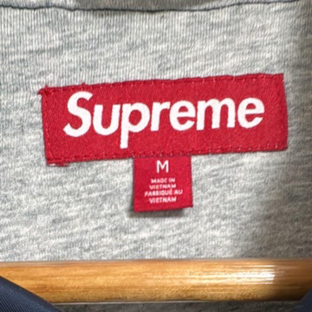美品　Supreme Crest Coaches Jacket navy M