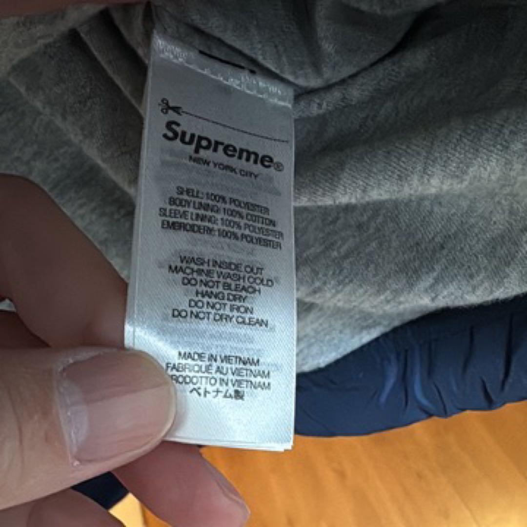 美品　Supreme Crest Coaches Jacket navy M