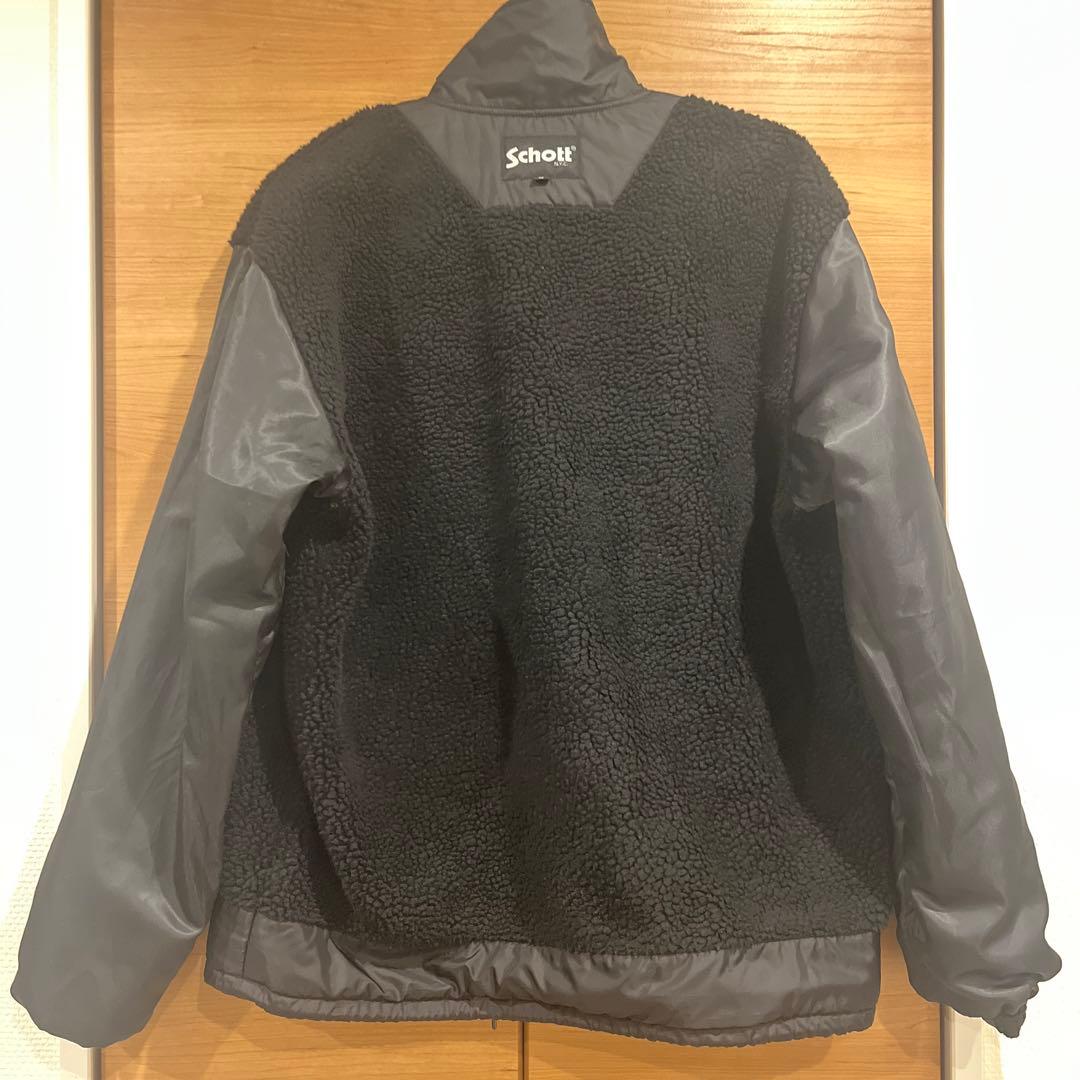 Schott ショット コーチジャケット ブラック ボア