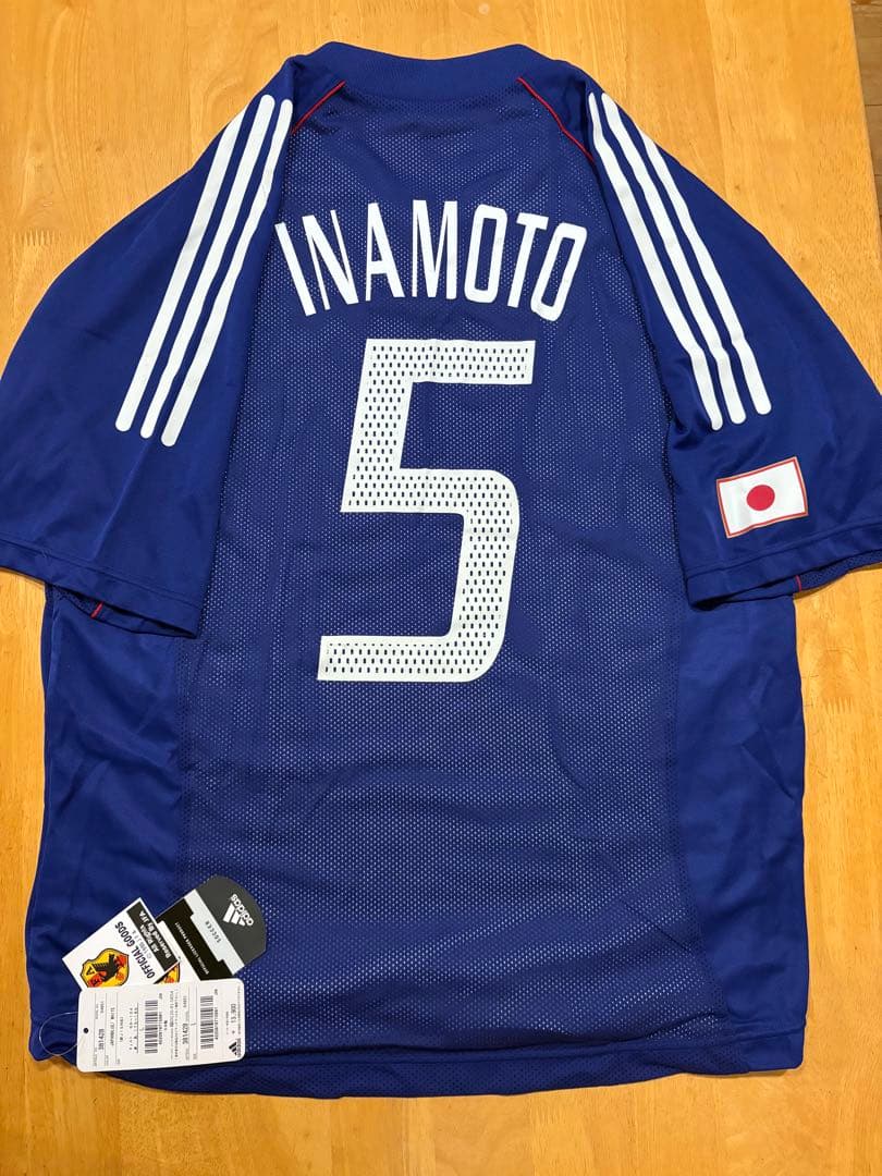 超特価 正規品 新品 タグ付 オーセンティック 日本代表 02/03 稲本 L